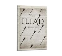 Lvalogy Classic Greek The Iliad Framed Canvas Wall Art