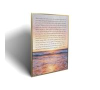 Lvalogy Death Is Nothing At All Quote Framed Canvas Wall Art | PS Frame Solid Wood Inner Stretcher Premium Canvas Print for Living Room Bedroom Home Decor16x24inch