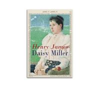 Lvalogy Henry James Daisy Miller Book Cover Framed Canvas Wall Art