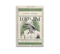 Lvalogy Joseph Conrad Lord Jim Book Cover Framed Canvas Wall Art
