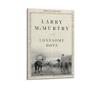 Lvalogy Larry McMurtry Lonesome Dove Framed Canvas Wall Art