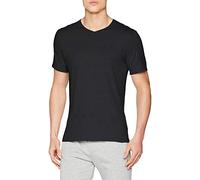 LVB 100% Cotton Up T-Shirt V-Neck Man, Black (Black 004), XL