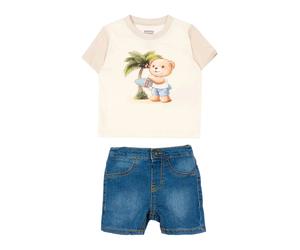 LVB Palm Tree Tee & Denim Set - unisex - Levi's - Kids Sets - Multicolor - 9 M - Kids 9 M
