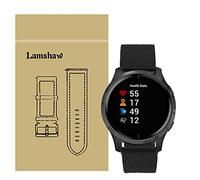 LvBu Compatible for Garmin Venu Bands, Stainless Steel Mesh Loop Straps Compatible for Garmin Venu GPS Smartwatch (Black)