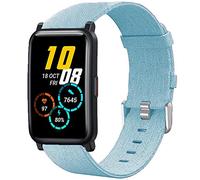 LvBu Compatible for Honor Watch ES Bands, Breathable Nylon Woven Fabric Replacement Accessory Strap Compatible for Honor Watch ES Smartwatch