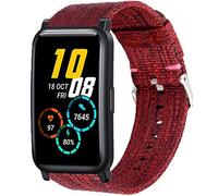 LvBu Compatible for Honor Watch ES Bands, Breathable Nylon Woven Fabric Replacement Accessory Strap Compatible for Honor Watch ES Smartwatch