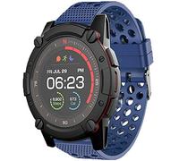 lvbu Compatible for PowerWatch 2 Band, Blueshaw Silicone Replacement Wristbands Sport Strap with Metal Buckle Compatible for Matrix PowerWatch 2 (Blue)