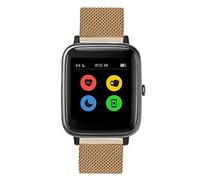 lvbu Compatible for UMIDIGI UFit Bands, Stainless Steel Mesh Loop Straps Compatible for UMIDIGI UFit Smartwatch (Rosegold)
