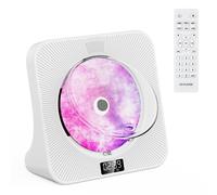 Lvcdodvd CD Player with Bluetooth 5.0 Mini CD Player with Speakers for Home small Hi-Fi Sound CD Music Player with Remote Control LED Display Dust Co