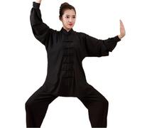 LVCHAO Unisex Tai Chi Taiji Kung Fu Uniforms Embroidery Clothing Shaolin Wushu Morning Exercise Costumes for Men Women(Color 4,XL)