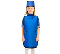 LVCHEN Child Lead Apron with Thyroid Sheild and Lead Cap Set Lightweight Xray Apron .5mm Pb Lead Equivalency Protection (Small)