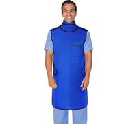 LVCHEN Lead Apron 0.5mm pb Xray with Thyroid Shield Collar Dental Lab Apron Lead Protection Lightweight dentist X-Ray Protection Apron Adult