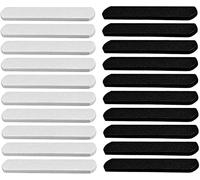 Lvcky 20 Pieces Hat Reducer Felt Cap Size Reducer Tape for Hats Caps Sweatband, Black and White