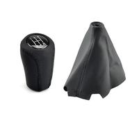 LVDLRAJJ Shift Knob Compatible with Mazda for 3 BK BL for 5 CR CW for 6 II GH 2007-2012 5/6 Speed Gear Shift Knob Lever Arm Stick Headball Accessory(5 Speed-Black-B)