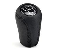 LVDLRAJJ Shift Knob Compatible with Mazda for 3 BK BL for 5 CR CW for 6 II GH 2007-2012 5/6 Speed Gear Shift Knob Lever Arm Stick Headball Accessory(6 Speed-Black-A)