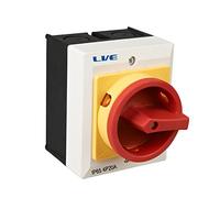 LIVE Electrical RI420 4 Pole 20A AC IP65 Weatherproof Rotary lsolator Switch