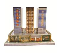 Lveofielygi Ancestor Money - Joss Paper Hotel Building Papercraft, Sacrificial Supplies for Hungry Ghost Festival All Souls Day Ching Ming Festival (Semi-Manufactured)