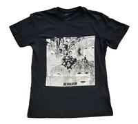 lver Album Cotton T-Shirt The Beatles Black XL