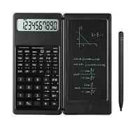 LveSunny Scientific Calculators,Calculator for School,10-Digit Large Screen Calculadora Cientifica,Scientific Calculator with Notepad,Math Calculator for Middle High School Supplies & College,Black