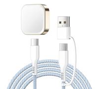 LVFAN Charger for Samsung Galaxy Watch 7, Portable Charger Cable Nylon Braided Cord, Detachable Charger for Samsung Galaxy Watch 7/Ultra/6/6 Classic/5 Pro/5/4/4 Classic/3