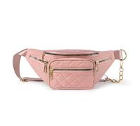 LVFXQRXO waist bag Waist Bag Women'S Waist Bag with Adjustable Waist Belt and Large Pockets Suitable for Hiking, Dog Walking, Running and Traveling-Pink