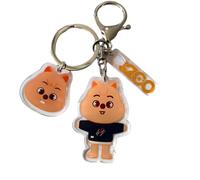 Lvguang Stray Kids Keychain, Kpop Cartoon Keyring for Fans, Cute Merch Accessory