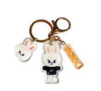 Lvguang Stray Kids Keychain, Kpop Cartoon Keyring for Fans, Cute Merch Accessory