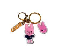 Lvguang Stray Kids Keychain, Kpop Cartoon Keyring for Fans, Cute Merch Accessory