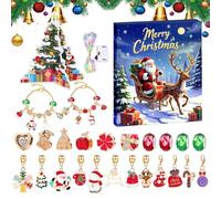 lvgvhbjas Calendar Advent Charm | Christmas Countdown Calendar Charm | 24-Days Countdown Jewelry Making Handmade for Women Teens Adults Holiday Vacation
