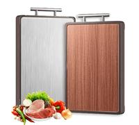 lvgvhbjas Cutting Board for Meat,Double Sided Non-Slip Chopping Board - Kitchen Dining Tool for Bread Pastry Sushi Restaurant Commercial Home Outdoor Picnic Camping BBQ