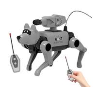 lvgvhbjas Robotic Dog - Smart Remote Control Robotic Dog Toy | Hands-On Assembly Set for Children's Day Birthday Kids Boys Girls Preschool Classroom Garden Yard Travel Indoor