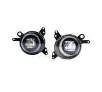 LVGVZTTGKM Car Flood Spot Combo For Mitsubishi Lancer 2007 2008 2009 2010 2011 2012 Front Bumper Fog Light Assembly 12V(Angel Eyes Blue)