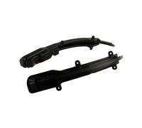 LVGVZTTGKM Dynamic Side Indicator For Q5 SQ5 2008-2017 For Q7 4L 2009-2015 2X Amber Dynamic LED Wing Mirror Turn Signal Indicator Light Black Lens