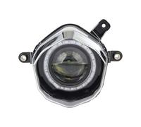 LVGVZTTGKM motorcycle headlight For Aprilia For Derbi For Mondial Malaguti Models Motorcycle LED Headlight Angel Eye Colorful Headlights Controlled By APP