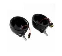 LVGVZTTGKM motorcycle headlight For Road King Electra Glide FLHXS FLHX 2PCS 4.5" Motorcycle Headlight Housing Passing Fog Light Bulb Bucket Assembly(Black)