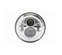 LVGVZTTGKM Motorcycle LED Headlight For Davidson Electra Glide For Softail Fat Boy For Touring Motorcycle Light 7Inch Motor LED Headlight With 4.5Inch Fog Lamps(Chrome headlight 14)