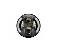 LVGVZTTGKM Motorcycle LED Headlight For Hummer H1 H2 1PC 7 Inch Motorcycle LED Headlight Hi/Low Beam DRL Turn Signal 7" Round Headlamp(Black 5)