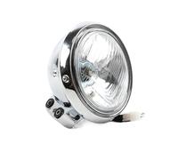 LVGVZTTGKM Motorcycle LED Headlight For Rebel For CMX CA 250 For CA250 Motorcycle Retro Chrome Round Headlight 12V Head Lamp Headlamp