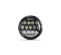 LVGVZTTGKM Motorcycle LED Headlight For Road King For Wrangler Jk Halo Angel Eyes 7 Inch Motorcycle LED Headlight(7 Inch 13LED)