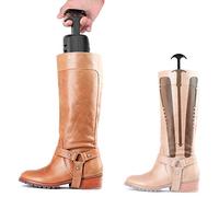 lvifloae 1-2 Pair Boot Stretcher for Women Width Boot Trees for Long Boots with Handle Portable Plastic Handle Inserts Shoes (black*1 pair)