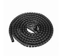 lvifloae 1.5M 22mm Flexible Spiral Cable Wrap Zipper Cable Management Sleeve, Cuttable Reusable Wire Wrap Cord Protector, for TV Monitor Desktop Home Office Wires (3.0m*16mm)