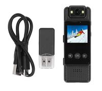 lvifloae 1080P Body WiFi Camera Degree Rotating HD Recording Camera Wearable Video Recording with WiFi Hotspot Motion Detection for Law Enforcement Professionals Police Officers