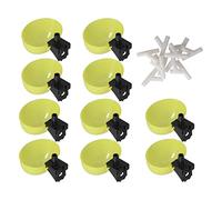 lvifloae 10PCS Automatic Poultry Waterer Cups Chicken Water Feeder 9.5mm Large Capacity Poultry Drinking Bowl Water Dispenser for Pet Bird Pigeon Parrots Ducks Goose Chicks (6 mm)