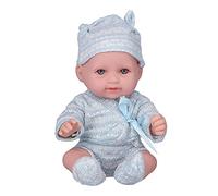 lvifloae 11 Inch Simulated Baby Doll Cute Lifelike Infant Doll CE CPC Certified Soft Body Toy with Outfit Posable Arms Legs Gift for Kids Toddlers Collectors (Q11-002)