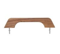 lvifloae 12 Inch Weatherproof Teak Boat Handrail Wooden Marine RV Boating Armrest Grab Bar with Single Loop Handle for Yacht RV Deck Rowing Accessories