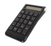 lvifloae 2.4G Wireless Numeric Keypad with LCD Screen 19 Key U Shaped Low Profile concave feel with 32.8ft Effective Distance Low Noise USB Number Pad for Accounting Finance Laptop