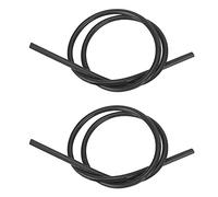lvifloae 2 Pcs Ignition Wire 8mm Silicone, High Performance Plug Wire 1m Long for Car, Silicon Carbide Core Ignition Accessory (Black)