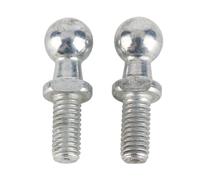 lvifloae 2 Pcs M6 Ball Stud Bolt, Iron Ball End Bolt Replacement for Gas Struts,OEM-Grade Precise Design Bonnet Lift Support Connecting Fitting