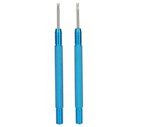 lvifloae 2 Piece Professional Watch Hand Plunger Puller Multifunction Puller Watch Tool with Hand Lever for Removal and Repair with Anti Slip Textured Design (Blue).