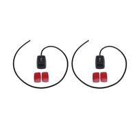 lvifloae 2Pcs 12V Paste Type Switch Teardrop Inline Rocker Switch, Self-Adhesive Surface-Mount On-Off Control Switch for Automotive LED Lamp, Marine and Vehicle DIY Modification (2pcs)